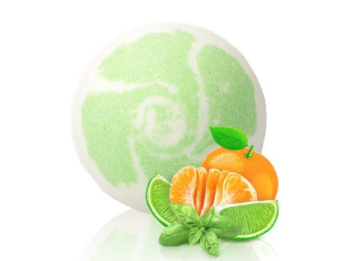 Pezsgő fürdőgolyó - Lime Basil Mandarin