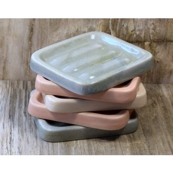 Minimál kerámia szappantartó 