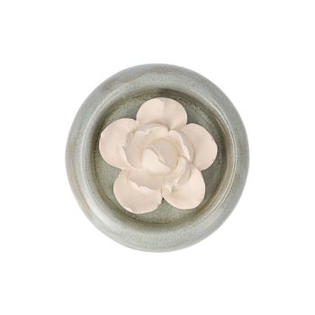 Aromakő kerámia alátéttel - tavirózsa 7 cm