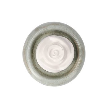 Aromakő kerámia alátéttel - rózsabimbó 7 cm