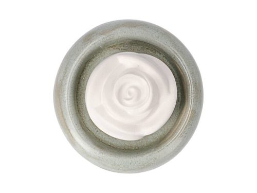 Aromakő kerámia alátéttel - rózsabimbó 7 cm