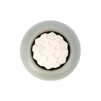 Aromakő kerámia alátéttel - hópihe 5 cm