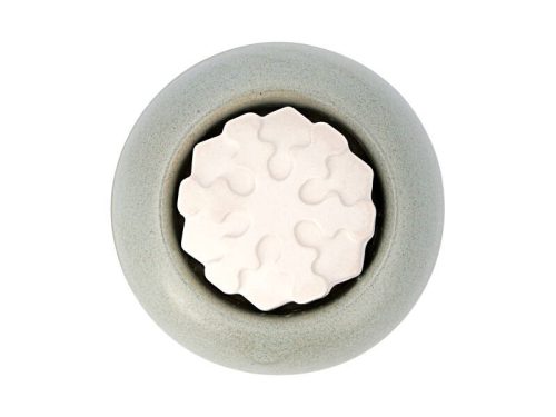 Aromakő kerámia alátéttel - hópihe 5 cm