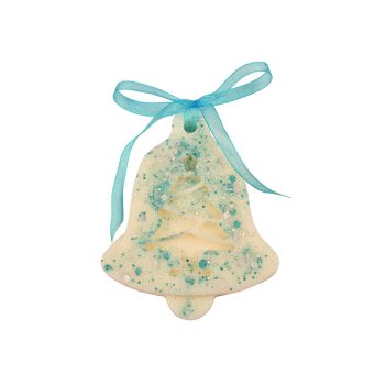   Sparkling Snowberry karácsonyi illatviasz függeszték - harang fenyőfával