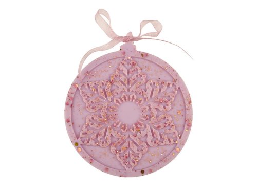 Snowglobe Wonderland karácsonyi illatviasz függeszték - jégvirág